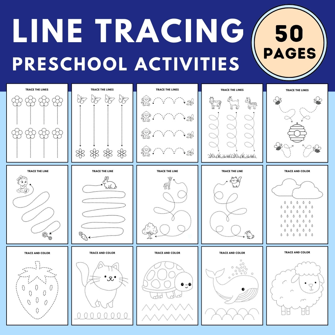 Line Tracing Activities for Preschool