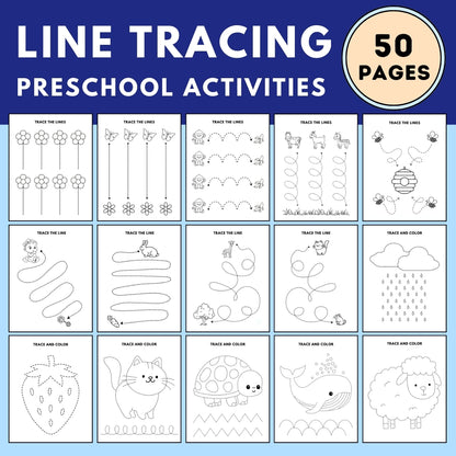 Line Tracing Activities for Preschool